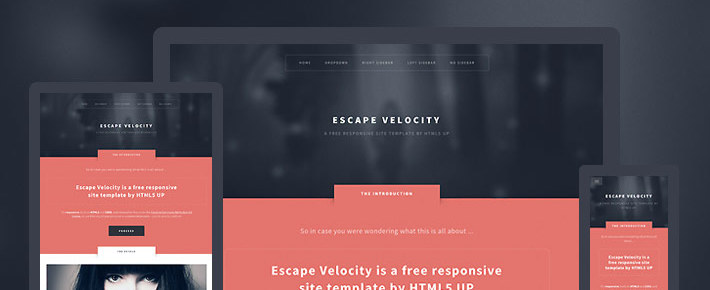escape velocity html5 up escape velocity html5 up